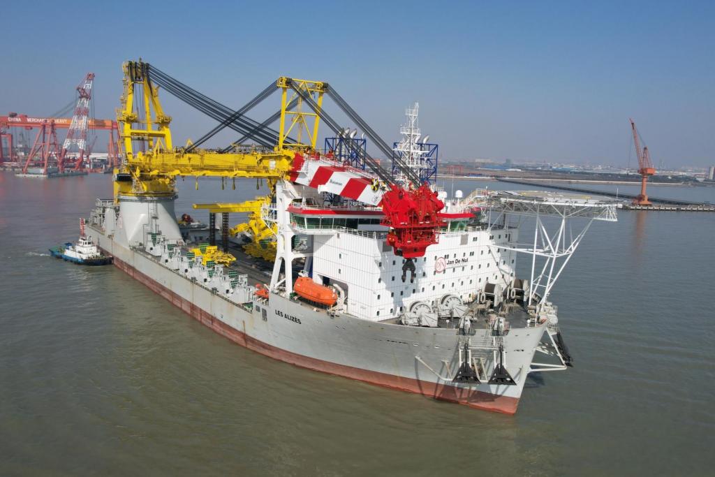 Les Alizés verlaat scheepswerf in China