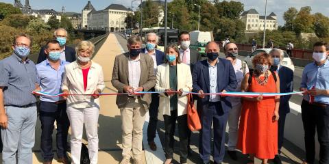Pont historique rénové inauguré au cœur du Luxembourg