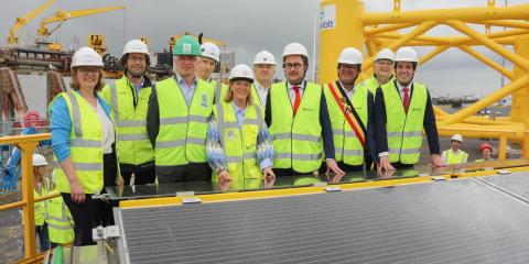 SeaVolt solar energy test platform presented in Port of Ostend