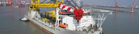 Les Alizés verlaat scheepswerf in China