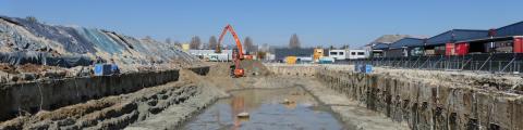 On the CAT site in Vilvoorde, we work with bio-piles, thereby saving about 5,400 truck transports