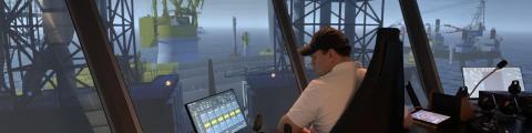 Simulator sessions with Les Alizés' digital twin in Norway