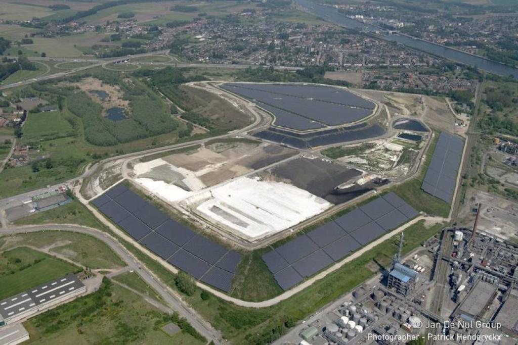 From a phosphogypsum landfill to an energy farm, Belgium