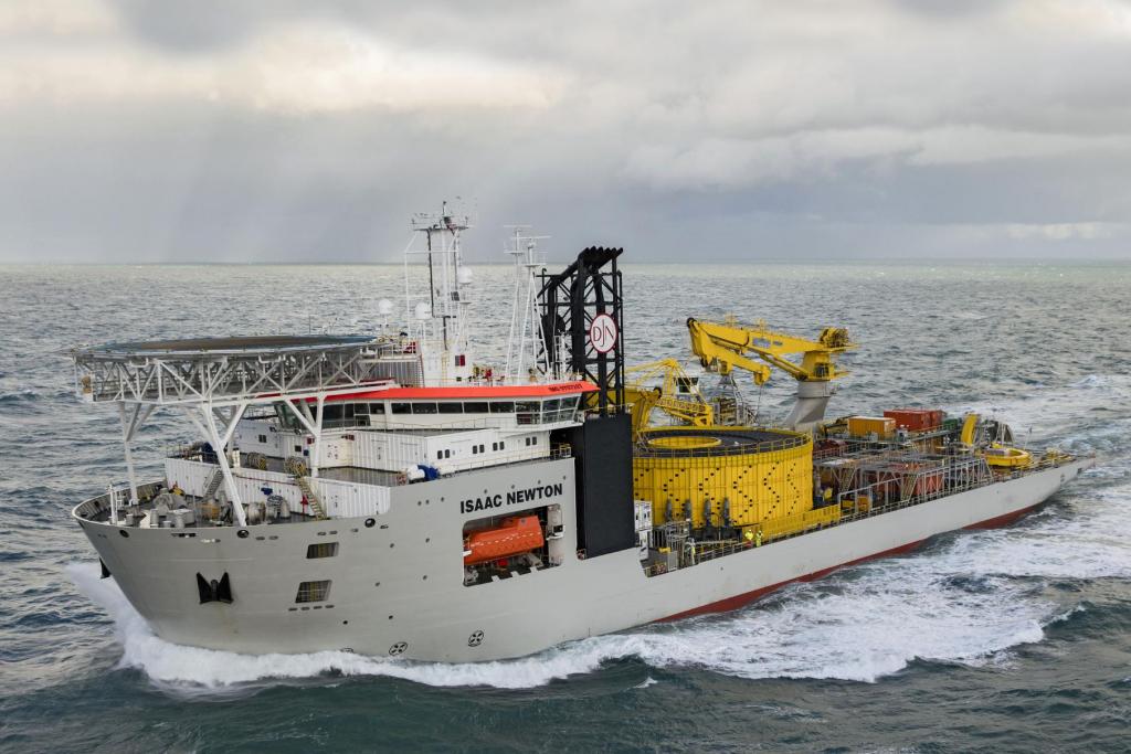 Cable Laying Vessel Isaac Newton (Jan De Nul Group)
