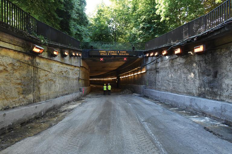 De langste tunnel van Brussel renoveren zonder verkeersinfarct