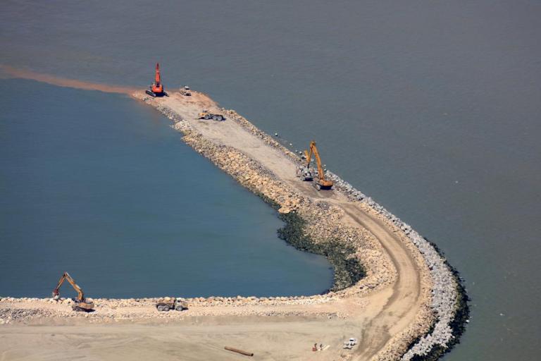 Port extension project, Calais