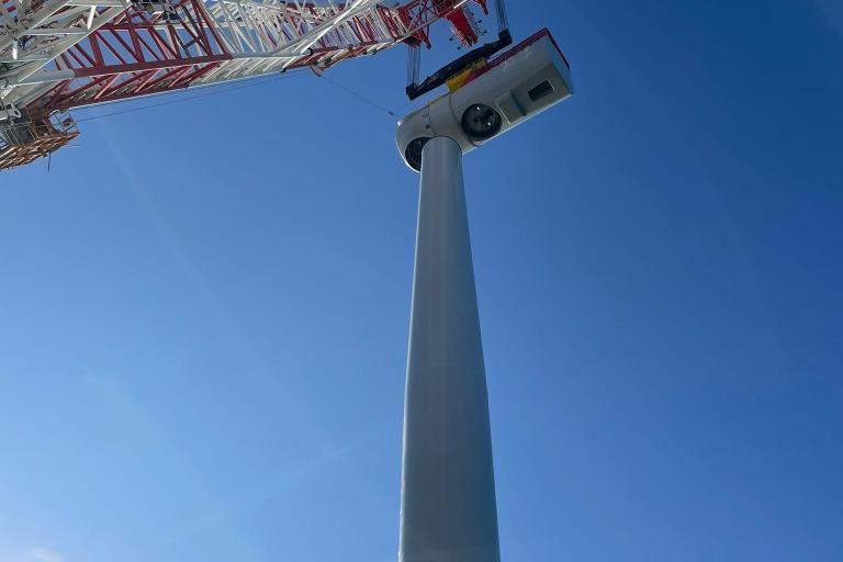 Vole au vent aan het werk voor windparken Vesterhav Nord & Syd