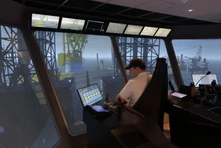 Simulator sessions with Les Alizés' digital twin in Norway