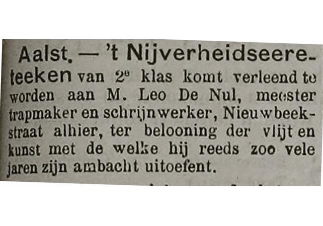 1849, Krantenartikel De Denderbode (SA Aalst, Krantencollectie www.madeinaalst.be)