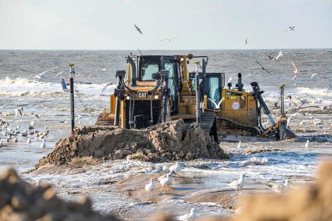 Duurzame strandsuppleties in Raversijde & Knokke