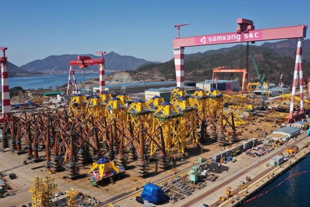 Fabrication of the jacket foundations for TPC Changhua Offshore Wind Farm