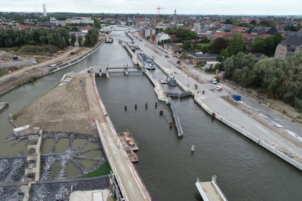 Jan De Nul completes water infrastructure works in Harelbeke, Belgium